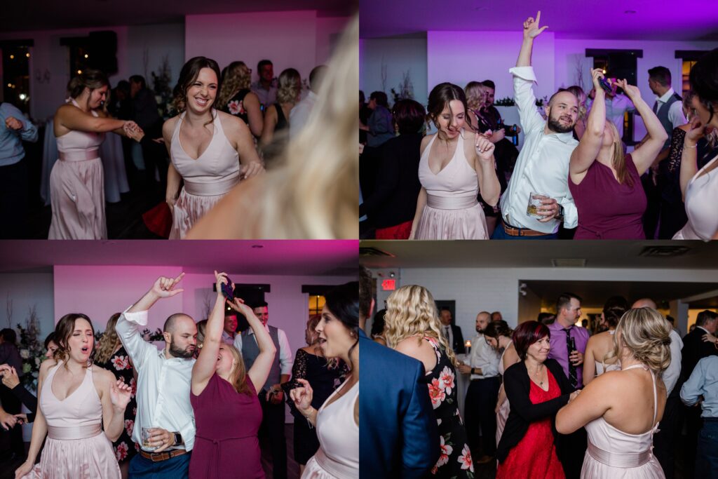 guests partying on dance floor with drinks