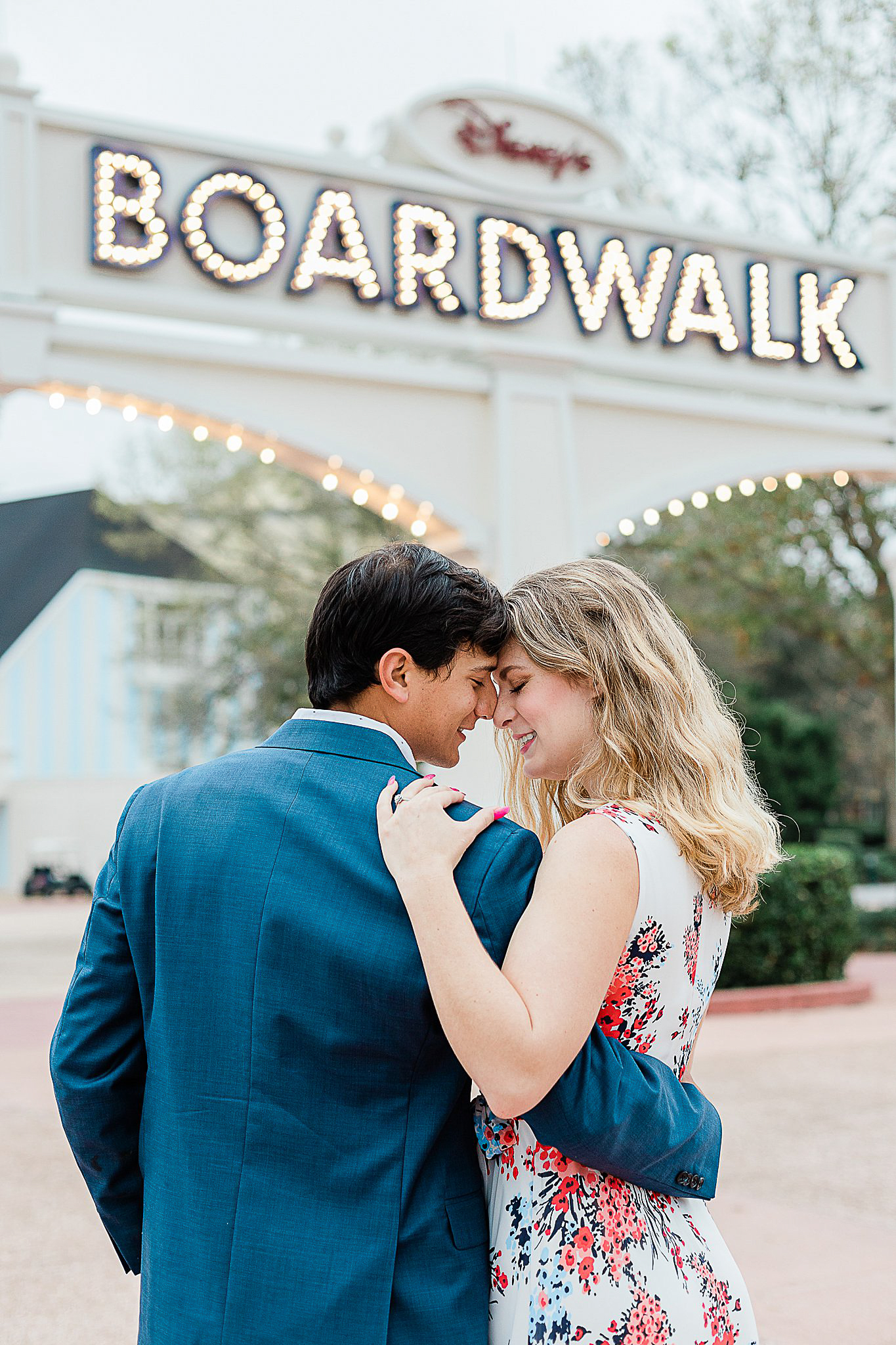 Disney's Boardwalk Resort Engagement session Jess Collins Photography