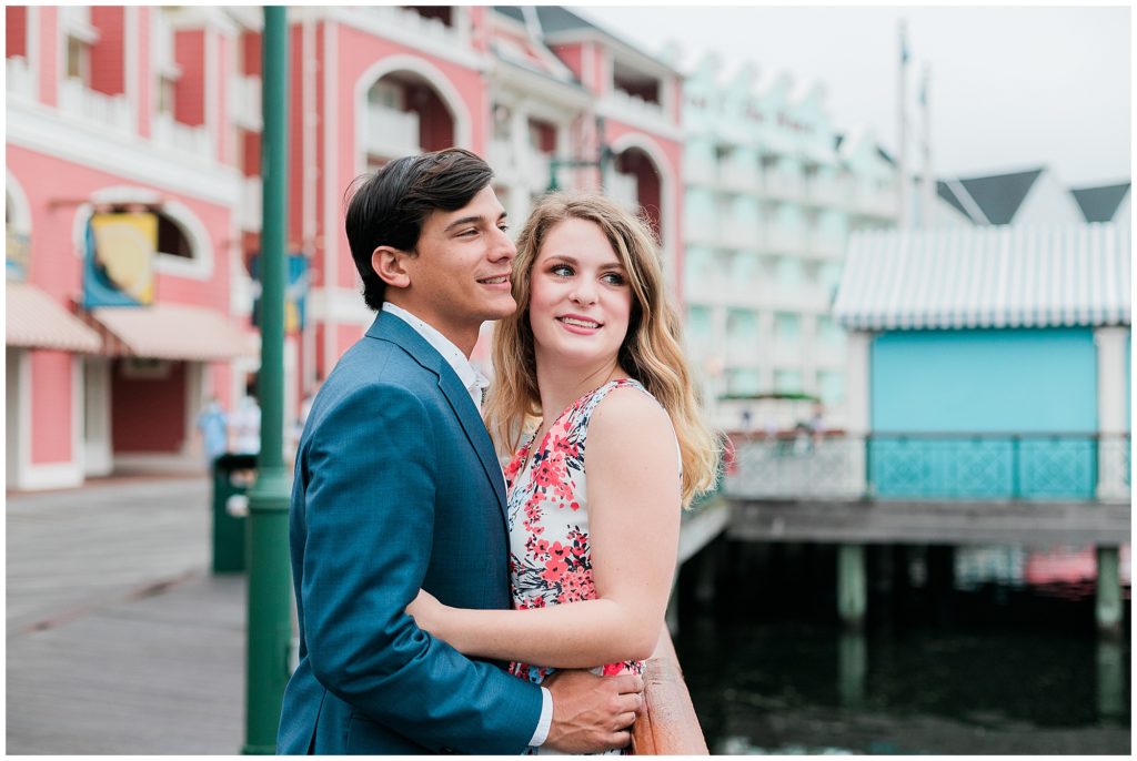 couple smiling at Disney's Boardwalk Resort