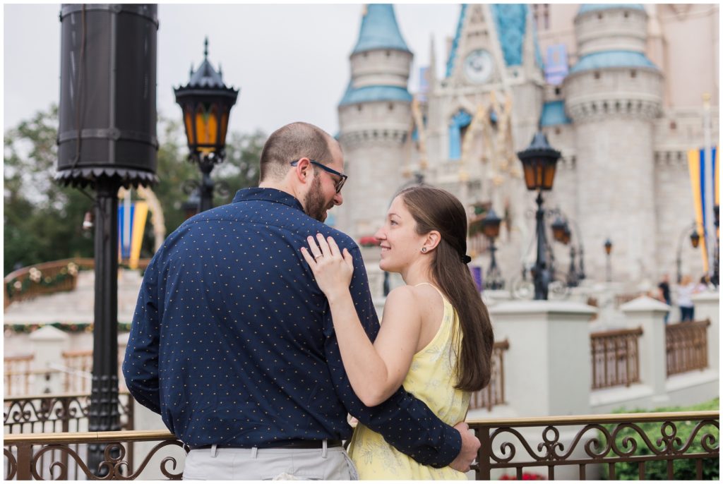 Disney engagement photo
